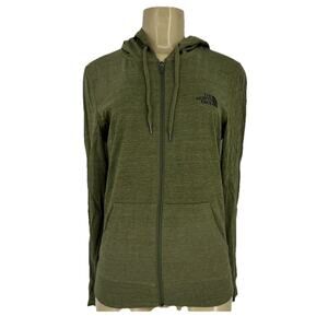 The North Face Medium Women Green Trails And Tribulations Hoodie Classic Fit F12